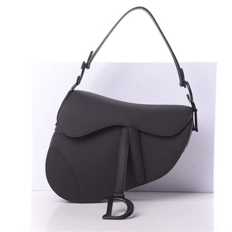 dior saddle ultra-matte bag|Dior saddle bag black inside.